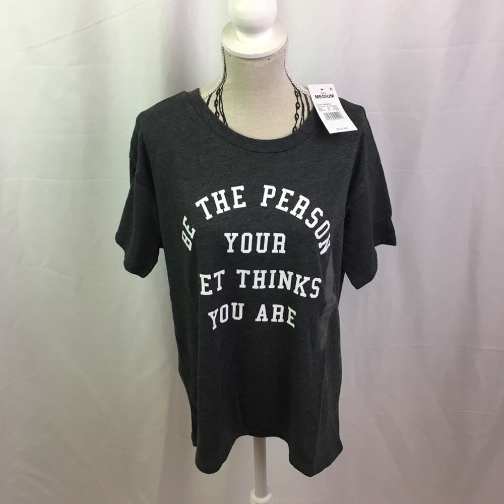 Fifth Sun Be the Person Tee Char Heather Medium